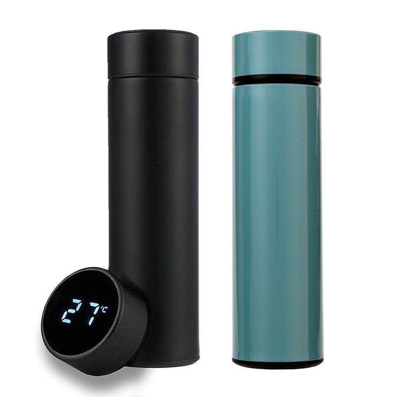 Smart Stainless Steel Thermos Bottle with LCD Temperature Display